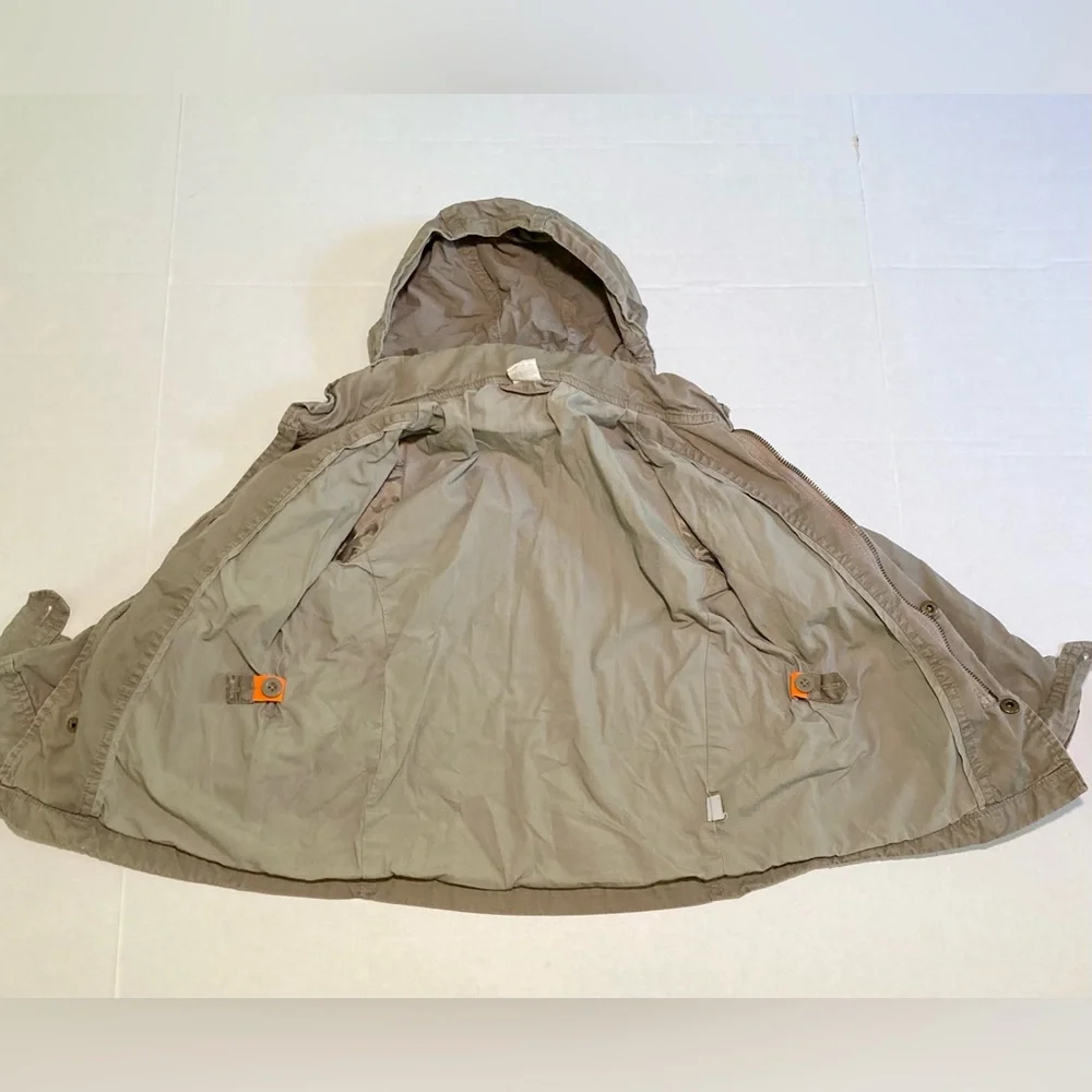Crewcuts 🟣 Size 4 / 5 Military Style Jacket with Hidden Hood